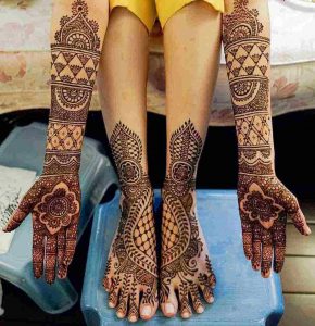 Designer Mehndi : Hand, Fingers, Leg & Some Mens Designs.