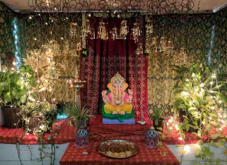 Background for Ganpati Decoration