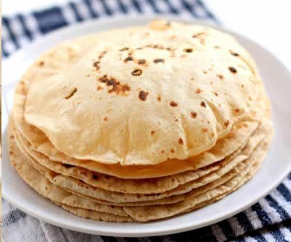 calories in one chapati